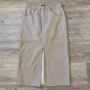 Vero Moda Elegant Beige Women's Skirt - Sz Medium